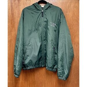 VTG Y2K Company Colors Mens Size XL/TG Green Hoodie Bomber Jacket Insulated